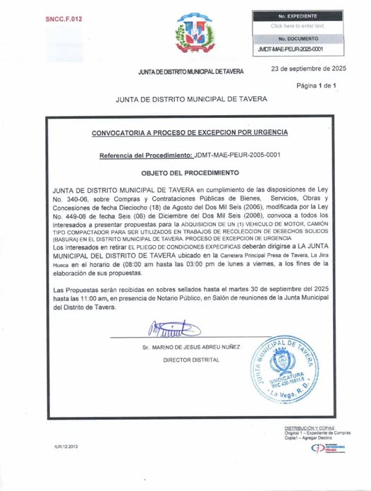 Llamado De Emergencia