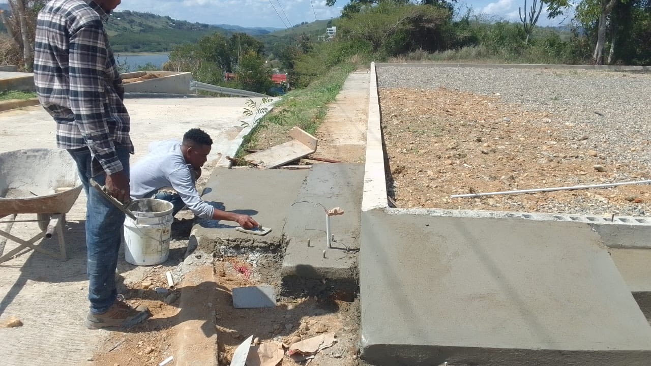 Obra que construye la EGHEID, y por el gran gestor el Síndico Marino Abreu Sindico.