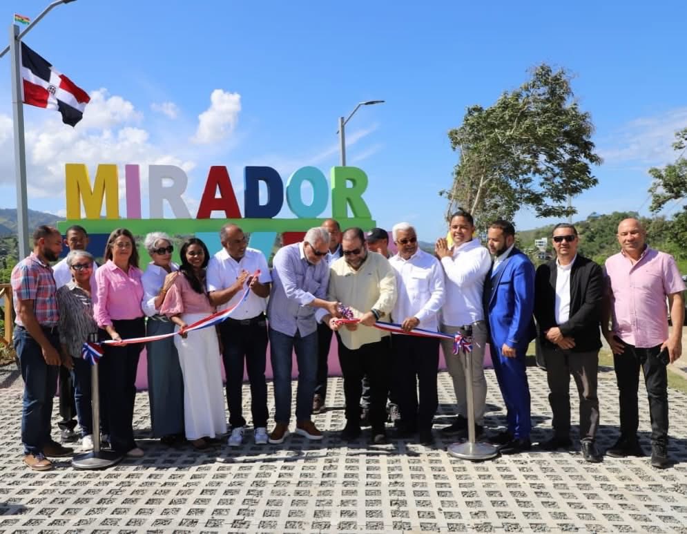 EN LA PRESA DE TAVERA: Dejan inaugurado El Mirador de Tavera, otra obra más de la EGEHID bajo la dirección de Rafael Salazar, interpretando fielmente la visión de desarrollo de nuestro Presidente @LuisAbinader.