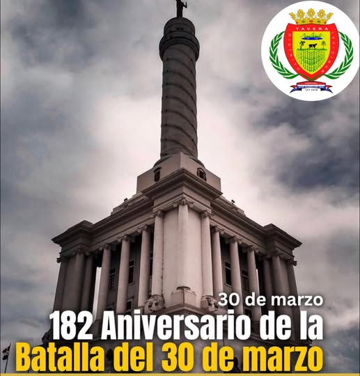 Hoy conmemoramos 182 años de la batalla del 30 de marzo, un combate que tuvo lugar en Santiago de los Caballeros a solo 11 días después de la batalla del 19 de marzo de 1844,
